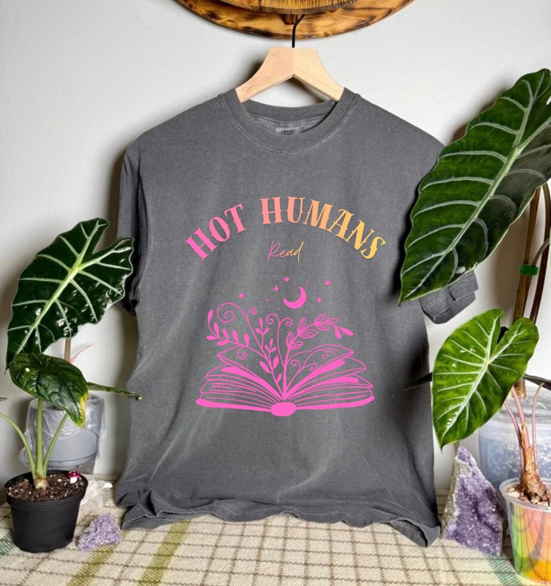 Hot Humans Read Comfort Colors Tee