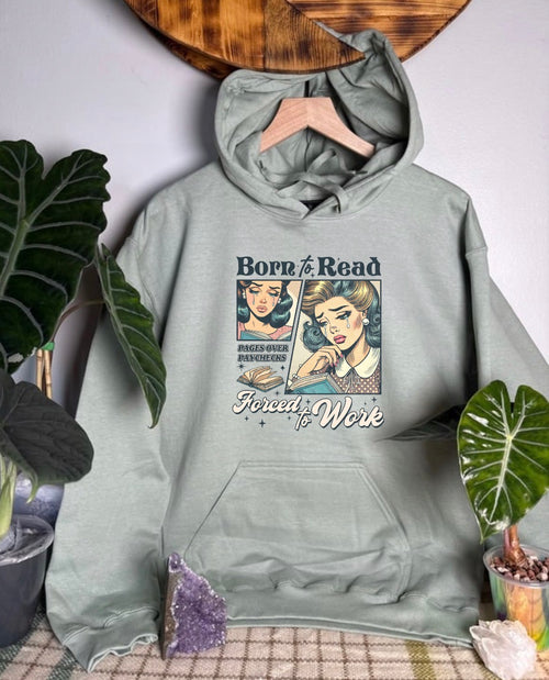 Born To Read Gildan Tops
