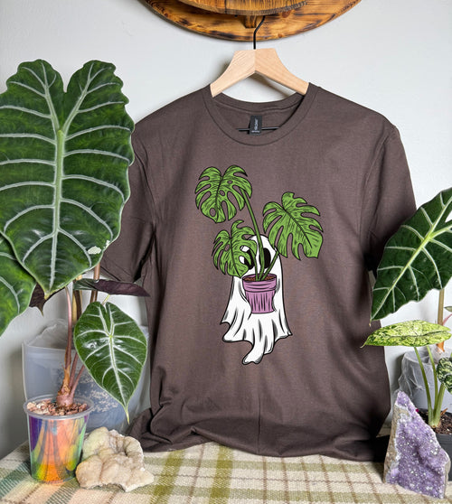 Monstera Ghostie Gildan Tops