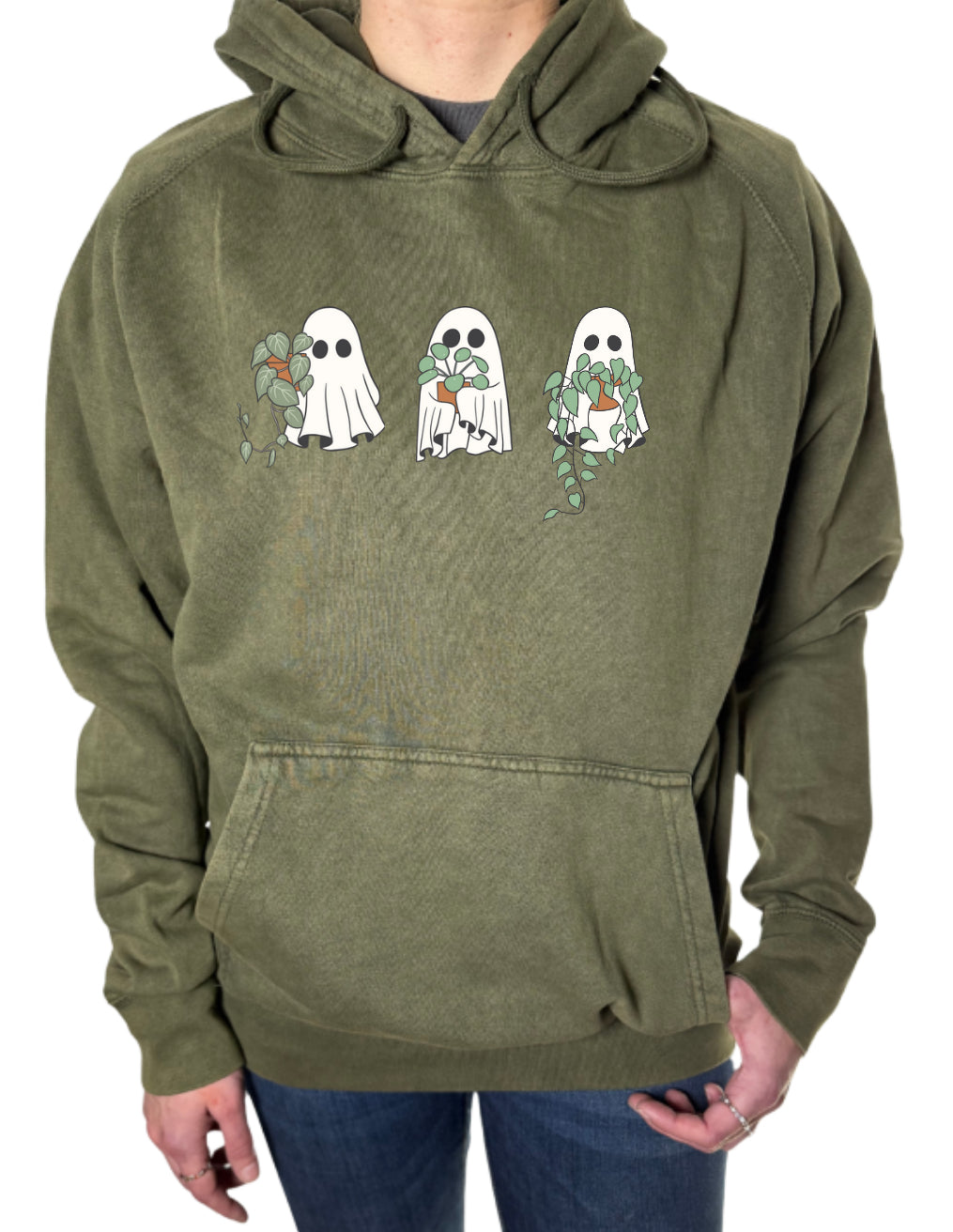 Plant Ghosts Vintage Wash Hoodie