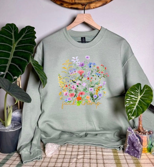 Subtle F Trump Gildan Tops