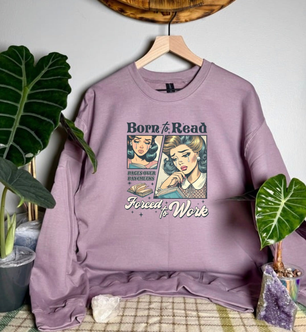 Born To Read Gildan Tops