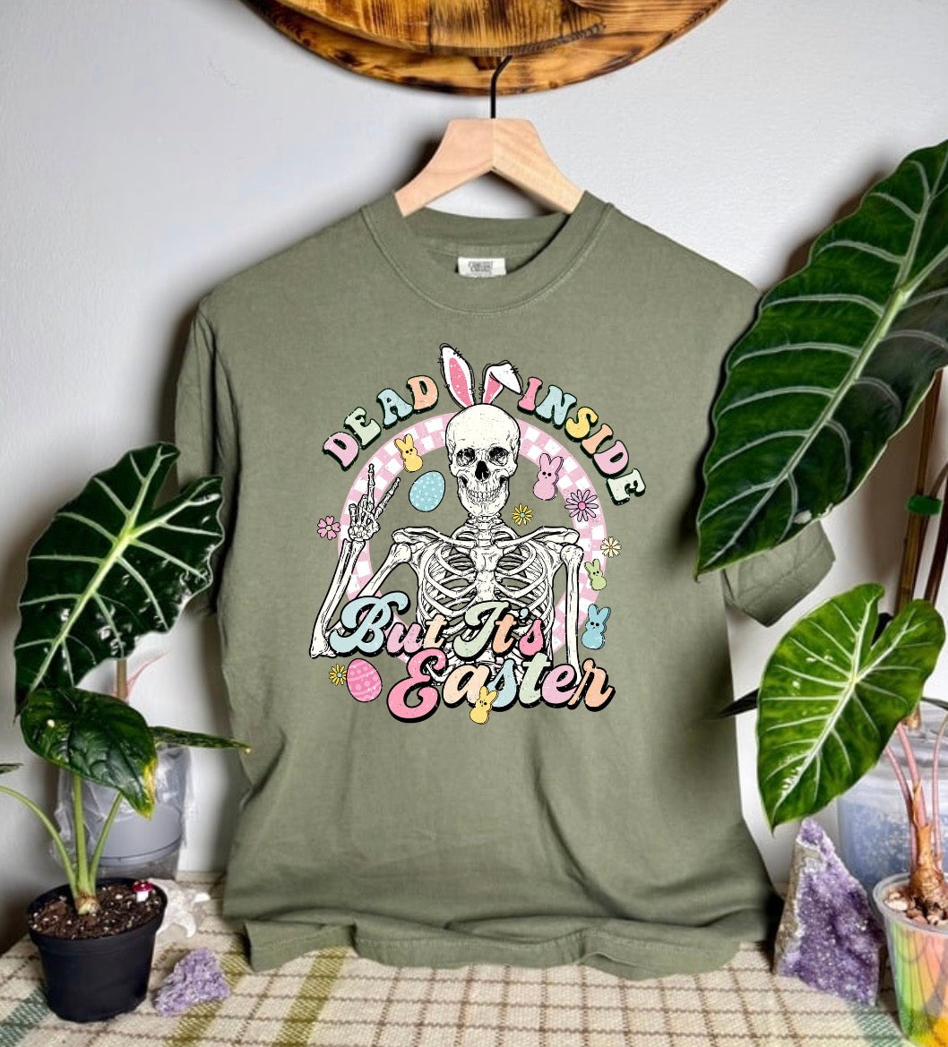 Dead Inside But It’s Easter Comfort Colors Tee