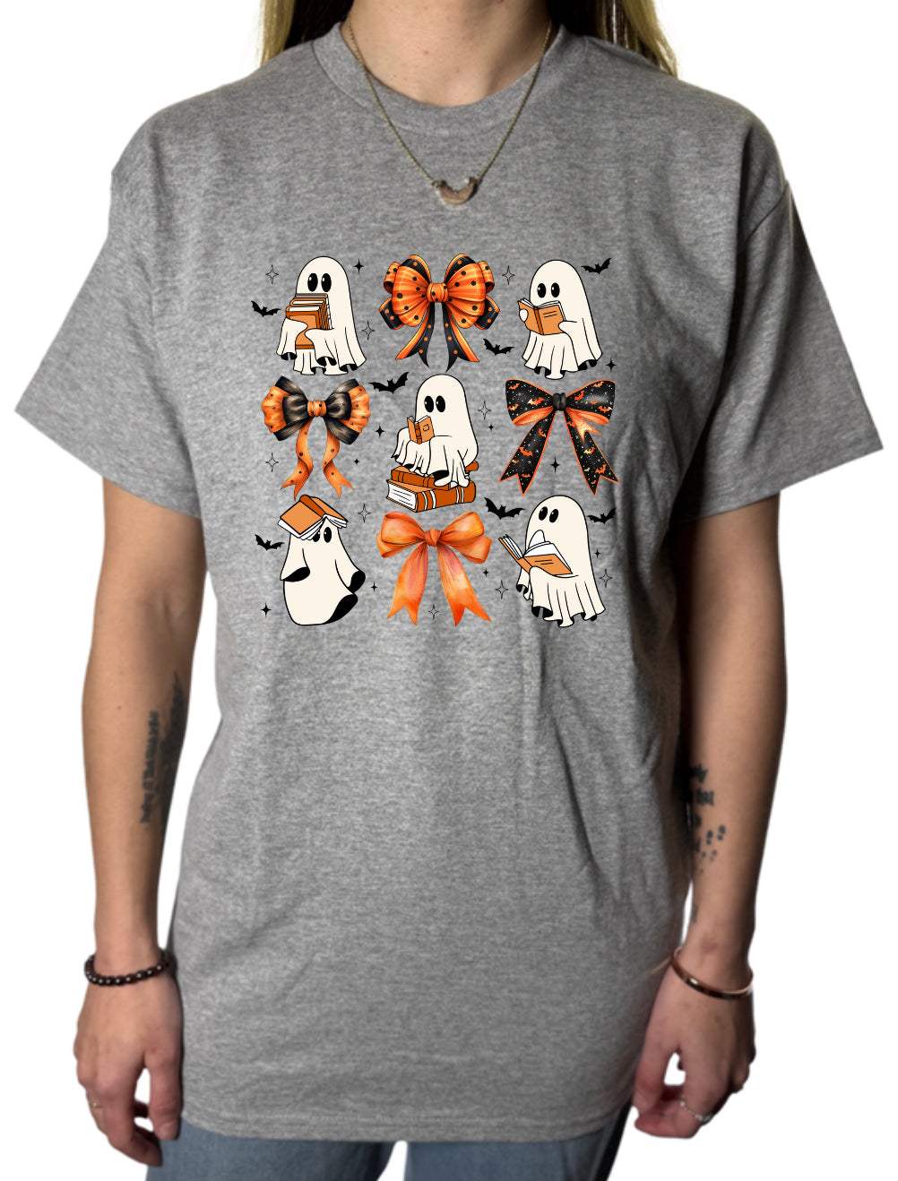 Ghosts and Books Gildan Tops