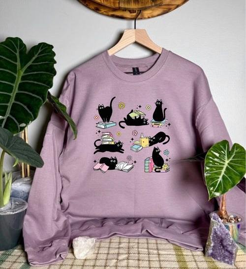 Cats & Books Gildan Tops