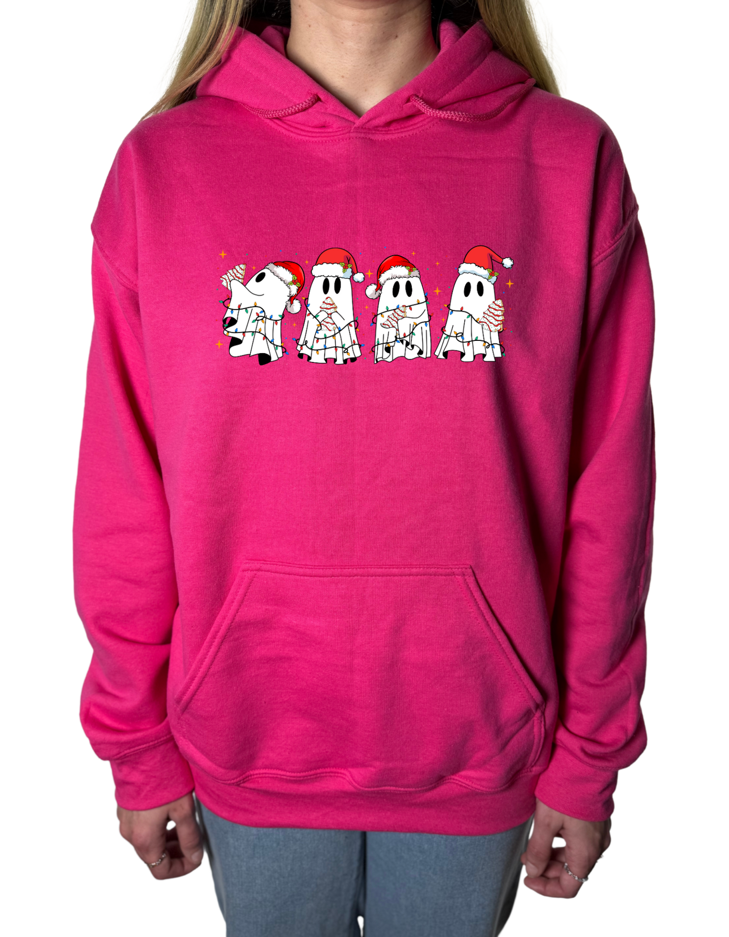 Christmas Cakes & Ghosties Gildan Tops