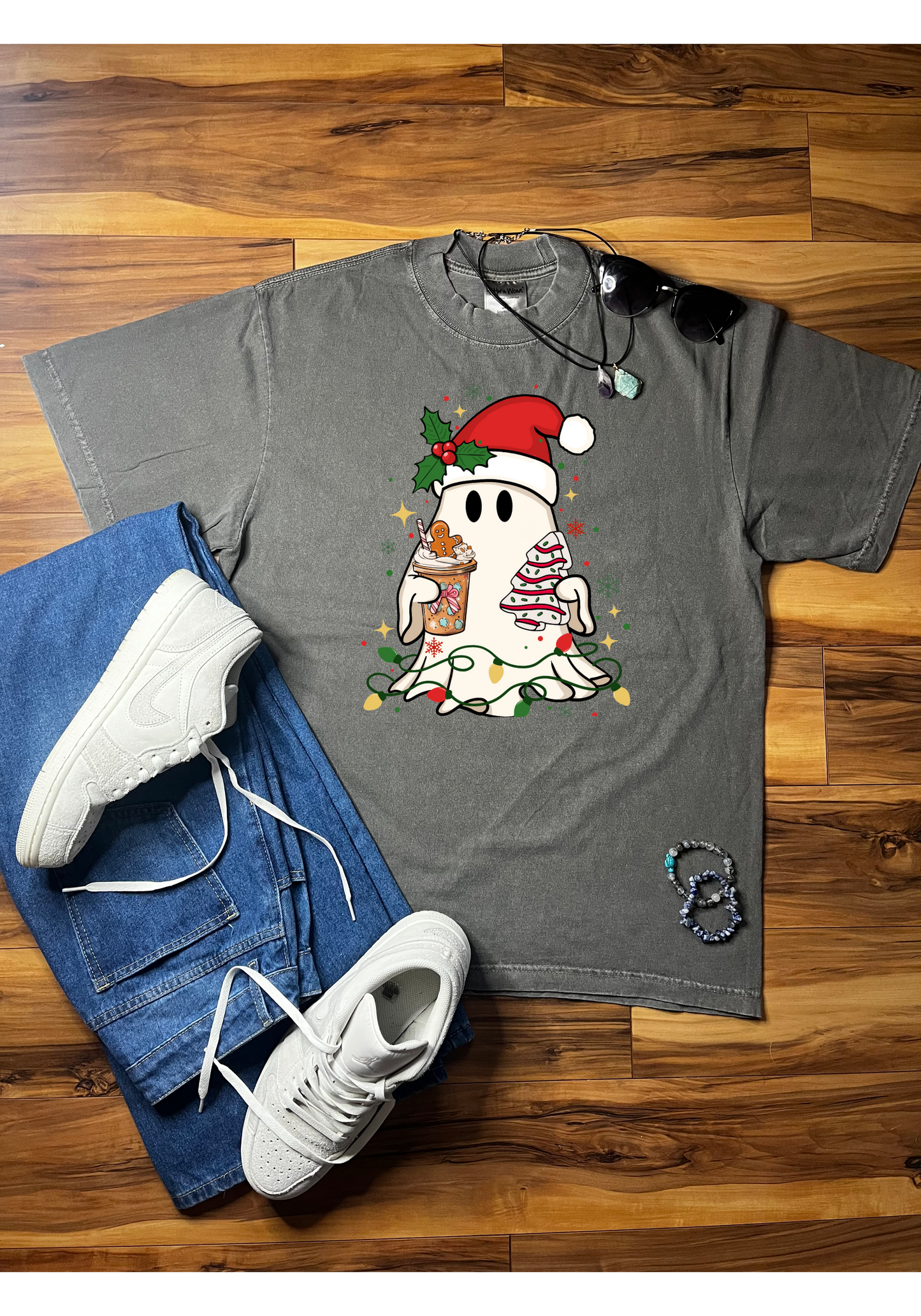 Holiday Ghost Shaka Wear Tee