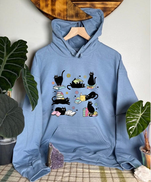 Cats & Books Gildan Tops