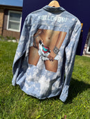 Falling In Reverse Upthrift Button Up Size L