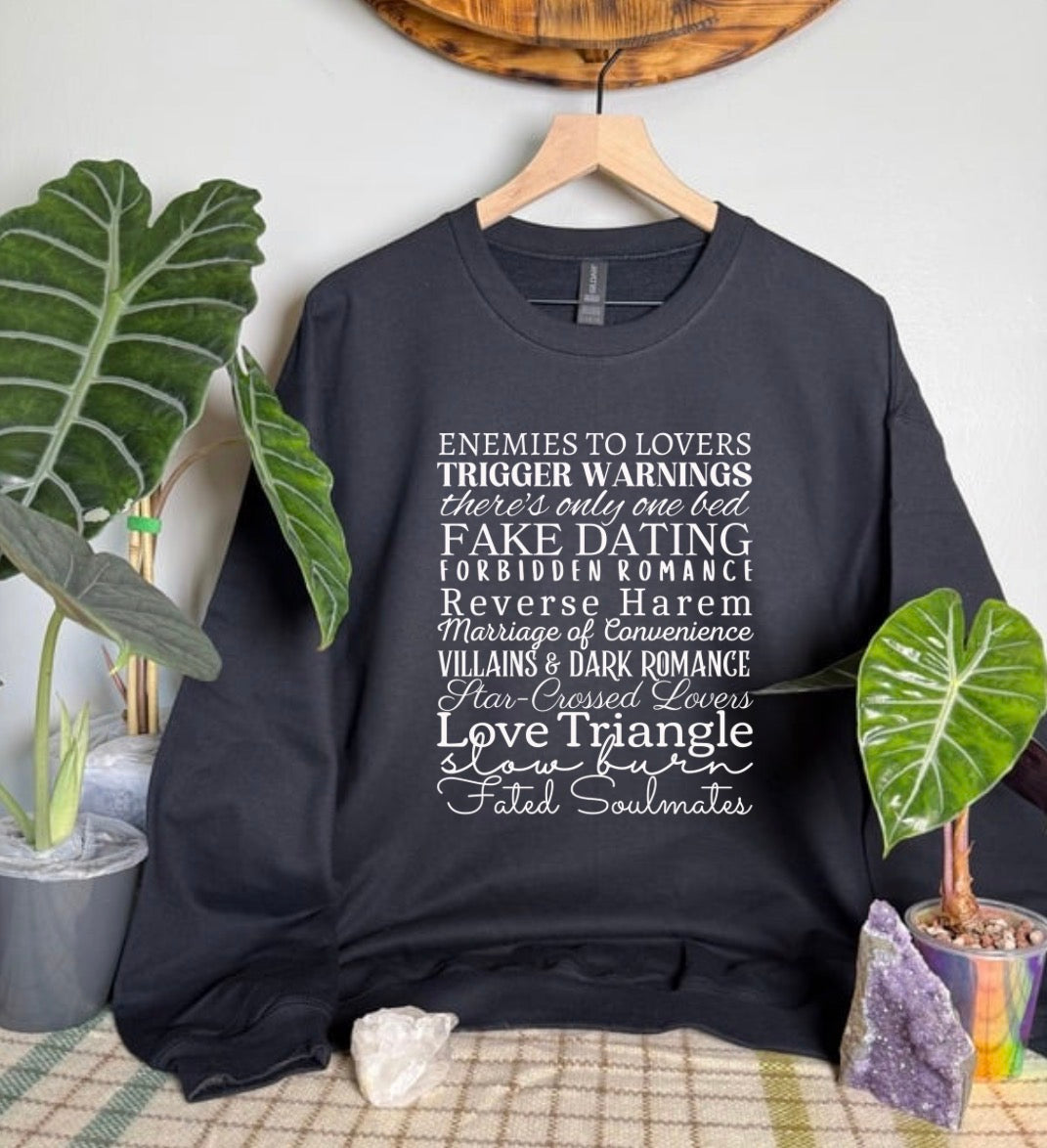 Bookish Tropes Gildan Tops