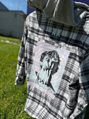 MGK Upthrift Hooded Flannel Woman Size XL