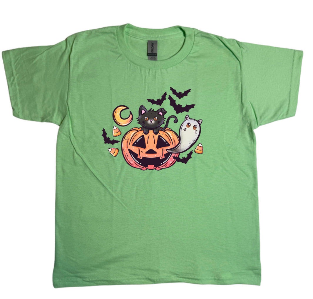 Pumpkin Kitty Youth Tee