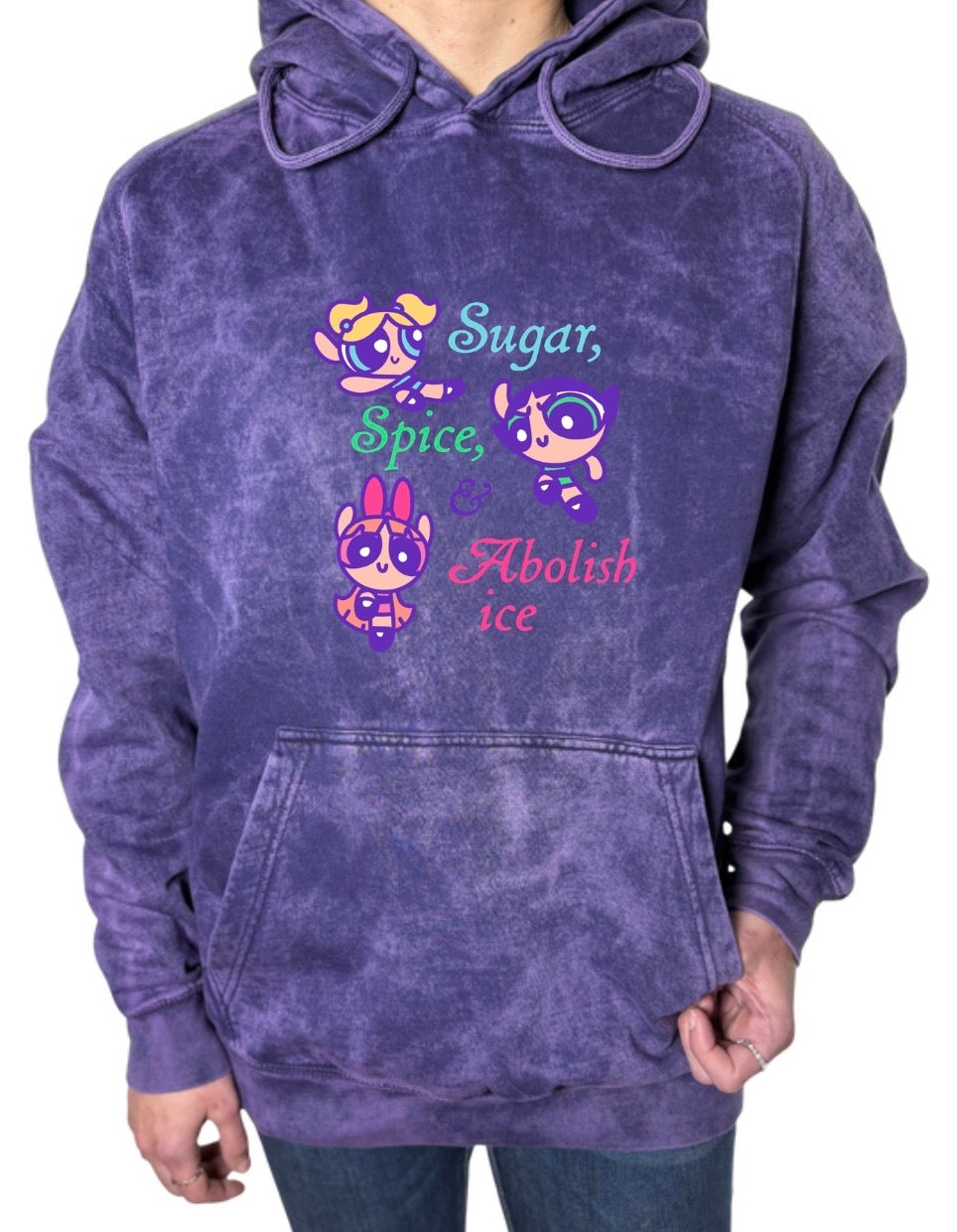 Abolish Ice Vintage Wash Hoodie