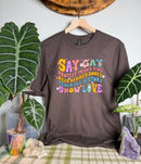 Say Gay Gildan Tops