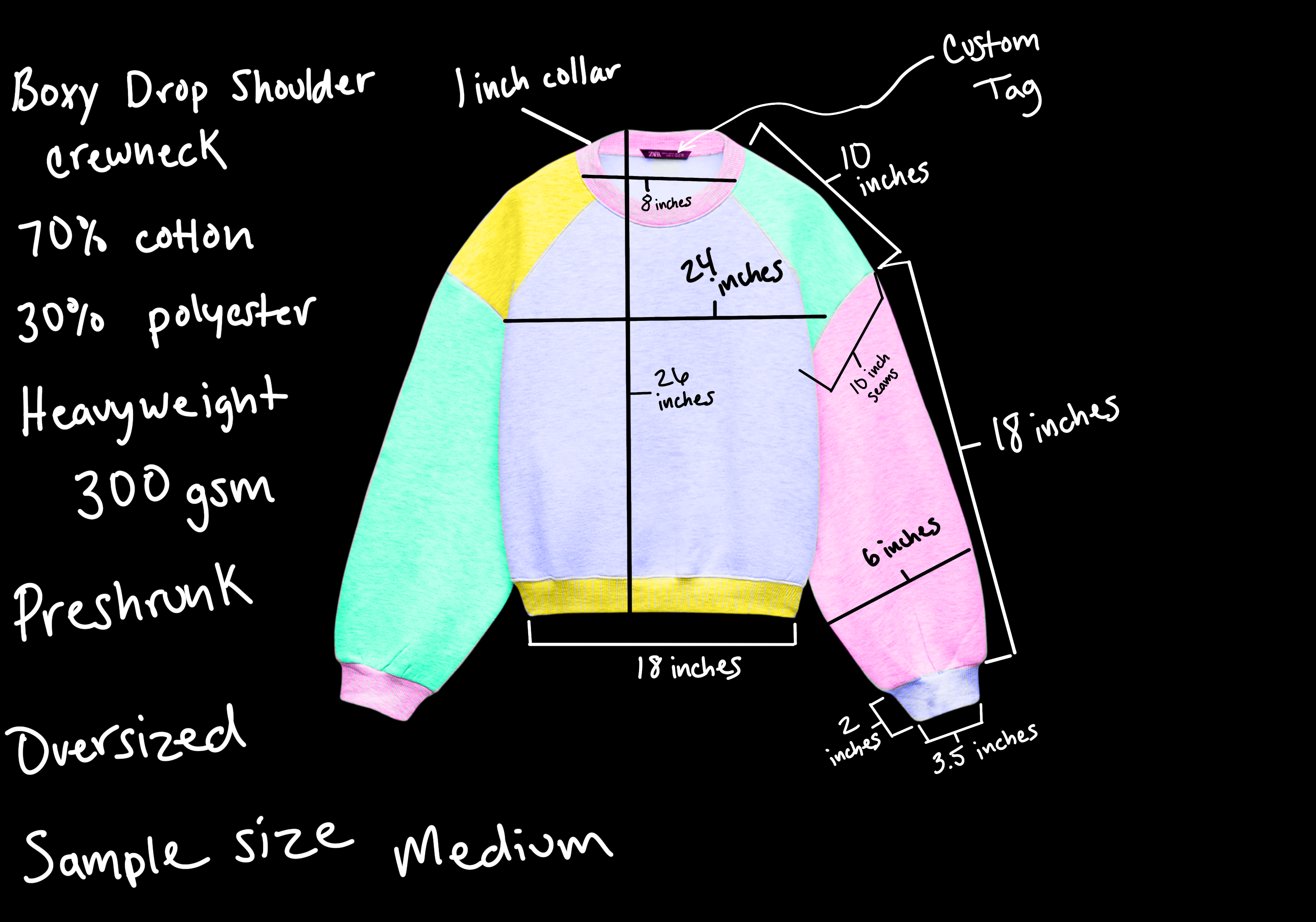 90’s Vibes Crewneck