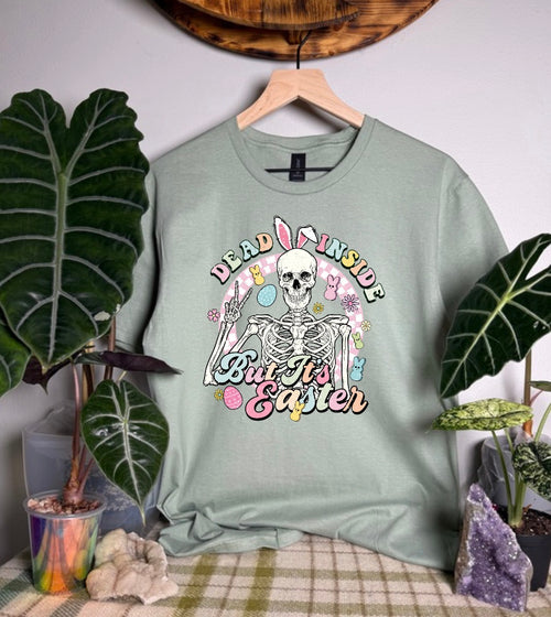 Dead Inside But It’s Easter Gildan Tops