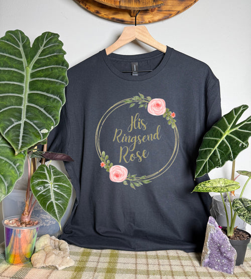 Officially Licensed L. Ballew: His Ringsend Rose Gildan Tops