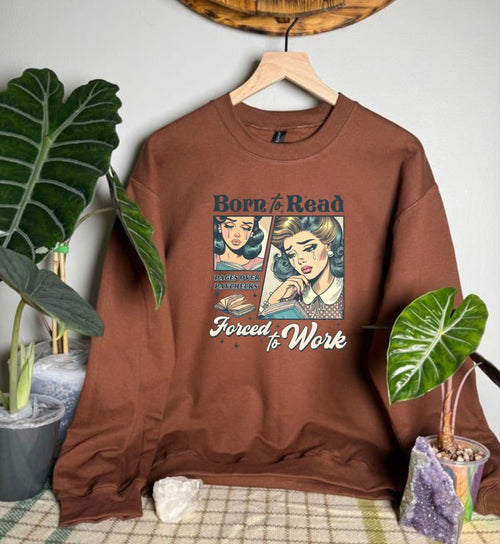 Born To Read Gildan Tops
