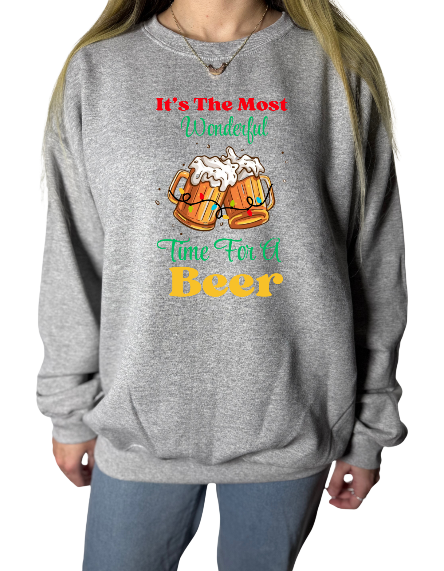 Wonderful Time For A Beer Gildan Tops