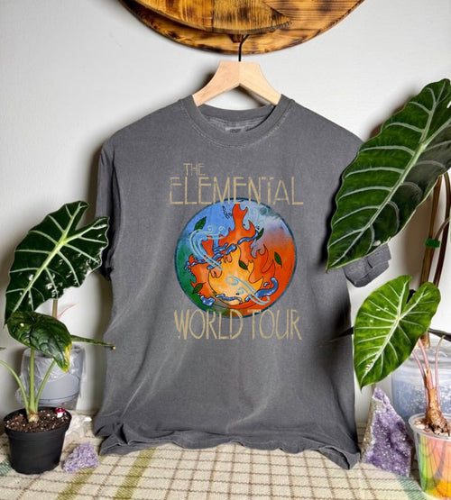 Officially Licensed Brea Lamb: The Elemental World Tour Comfort Colors Band Tee