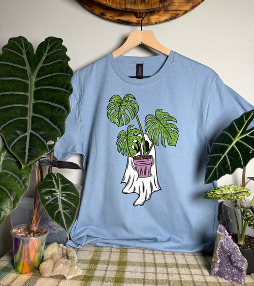 Monstera Ghostie Gildan Tops