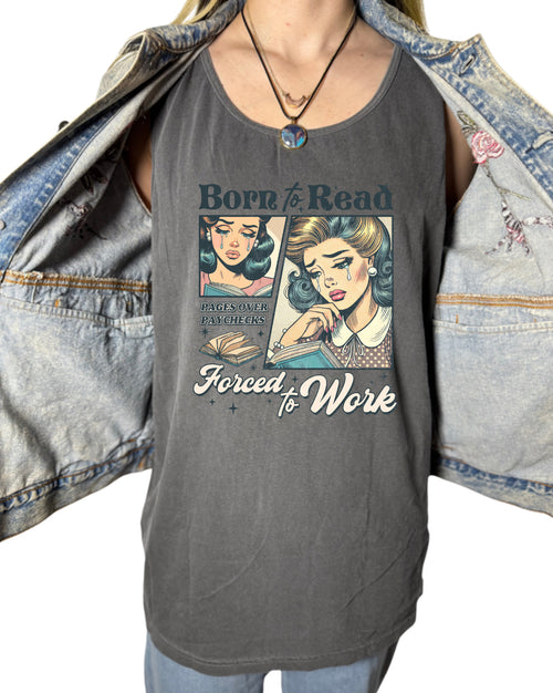 Born To Read Tank