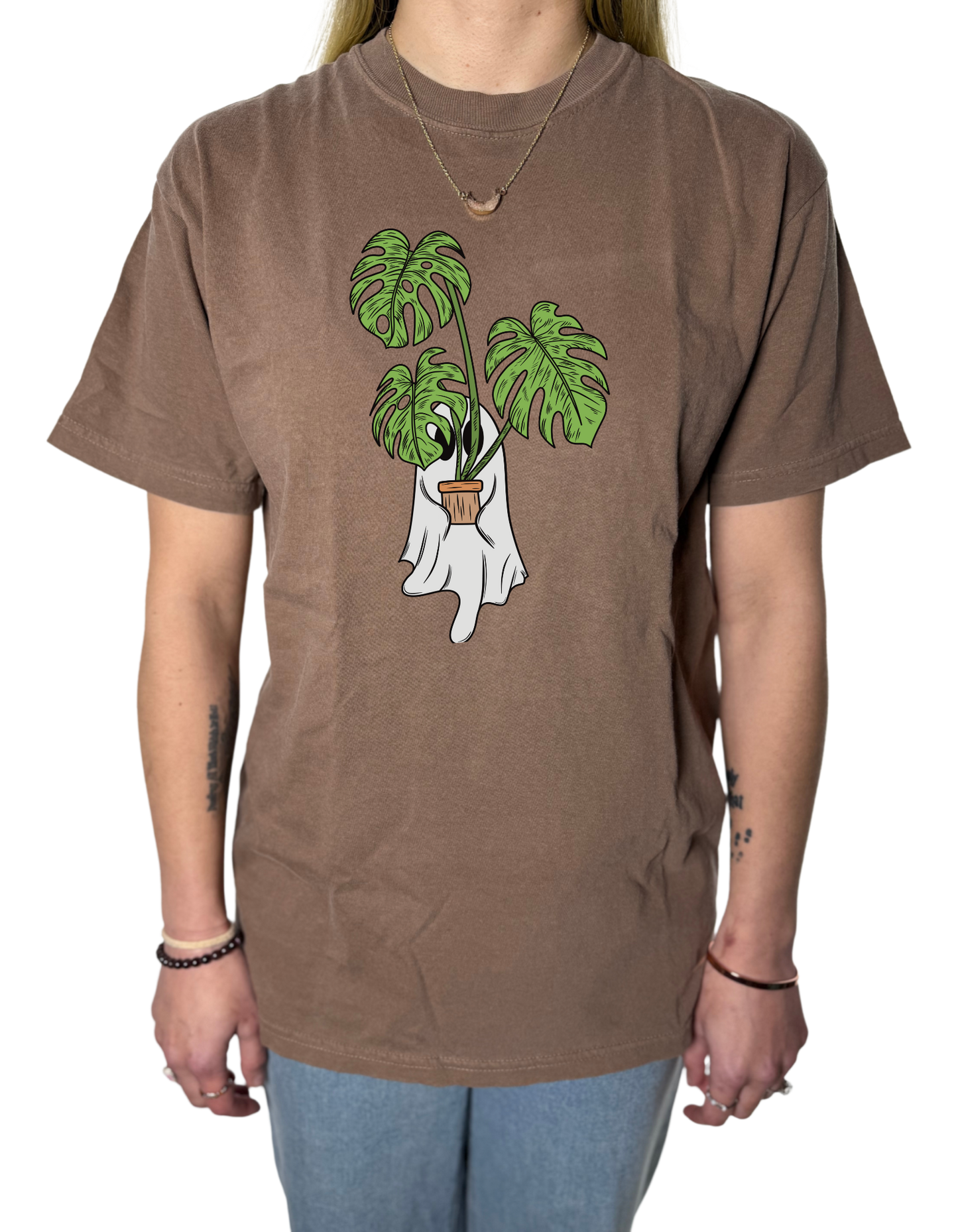 Monstera Ghostie Comfort Colors Tee