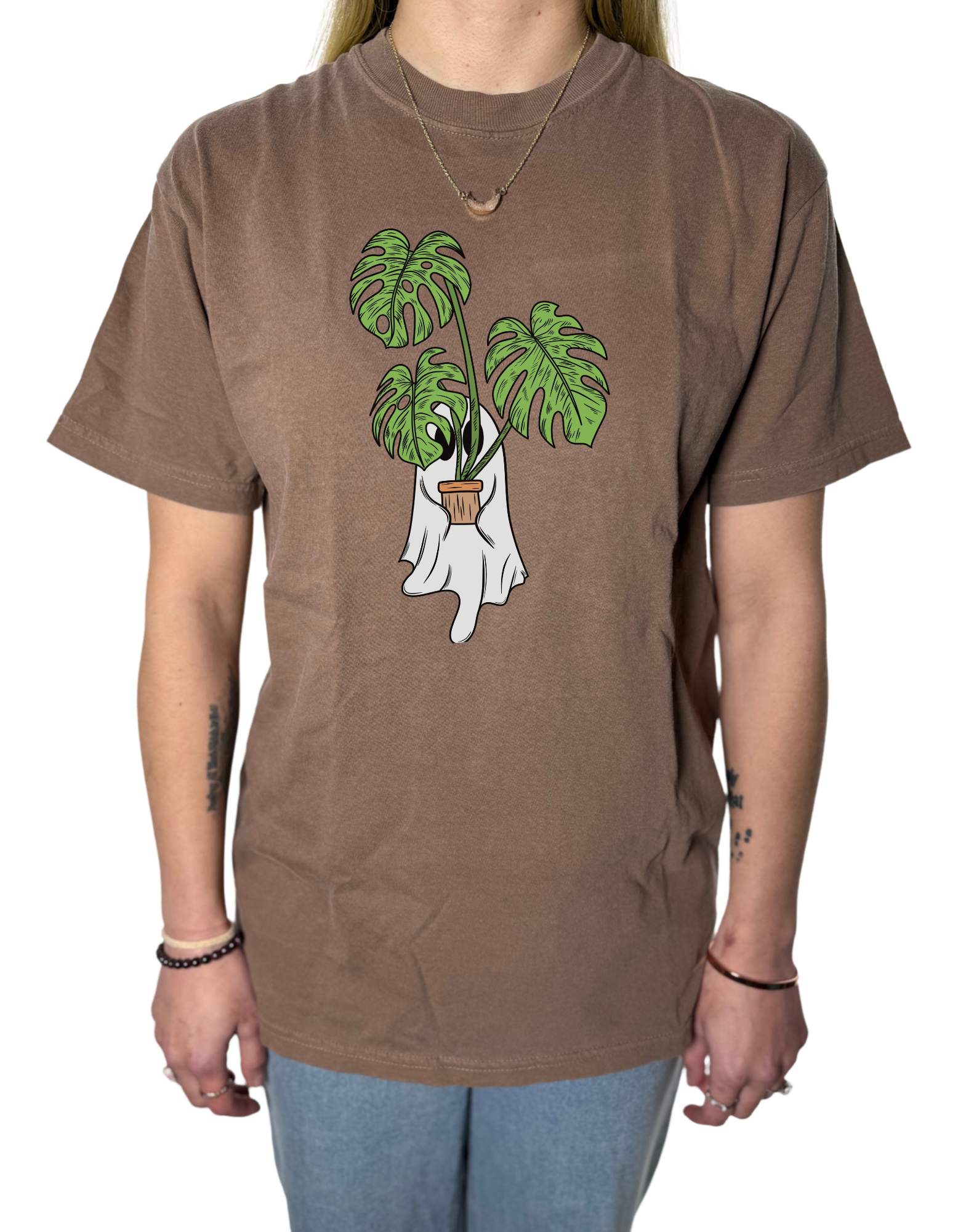 Monstera Ghostie Comfort Colors Tee