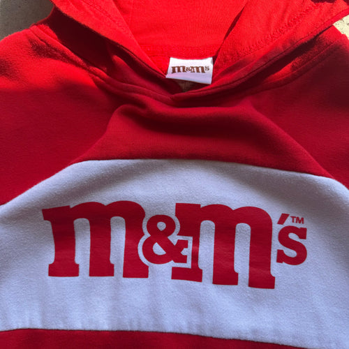 M&M Hoodie W/ Rainbow Sleeves Size M/L
