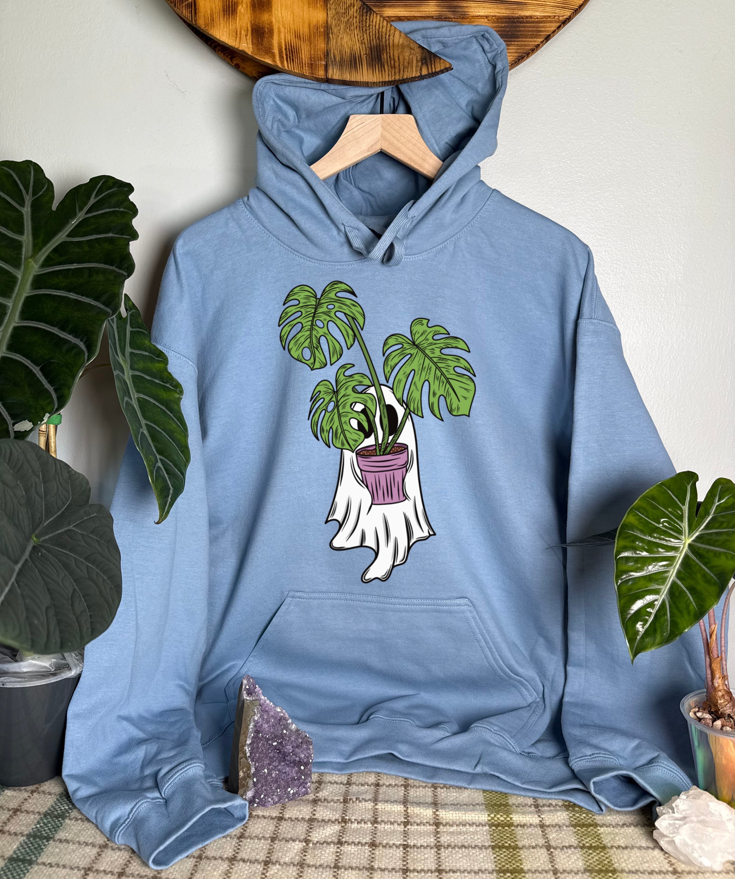 Monstera Ghostie Gildan Tops