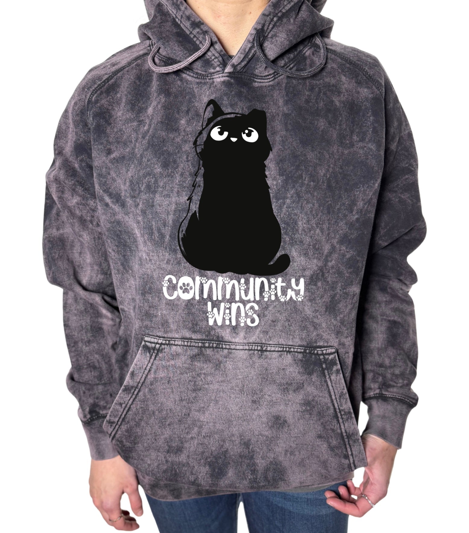 Community Wins Vintage Wash Hoodie