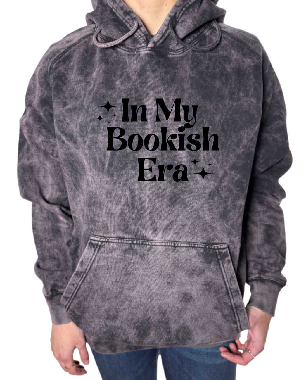 Bookish Era Vintage Wash Hoodie