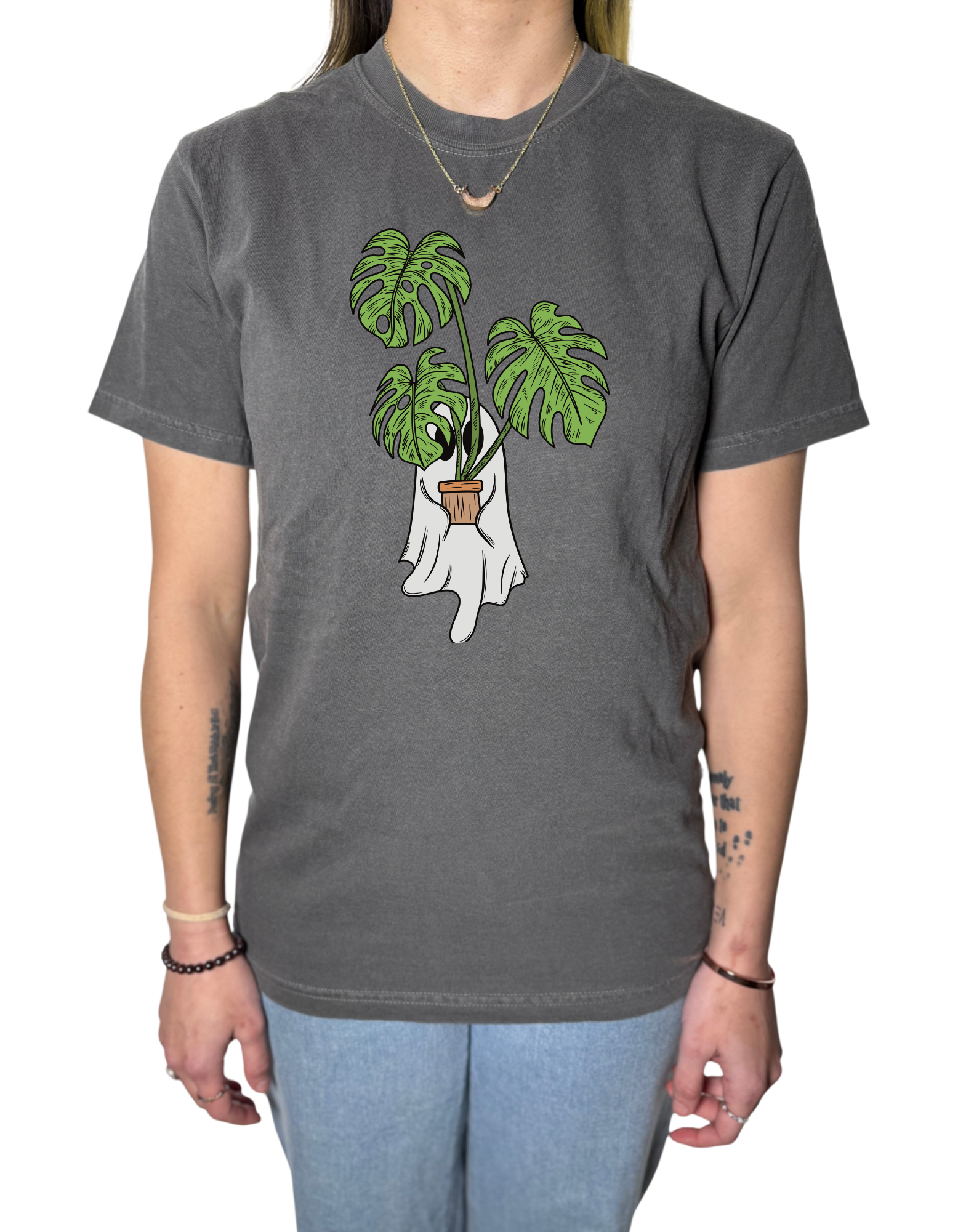 Monstera Ghostie Comfort Colors Tee