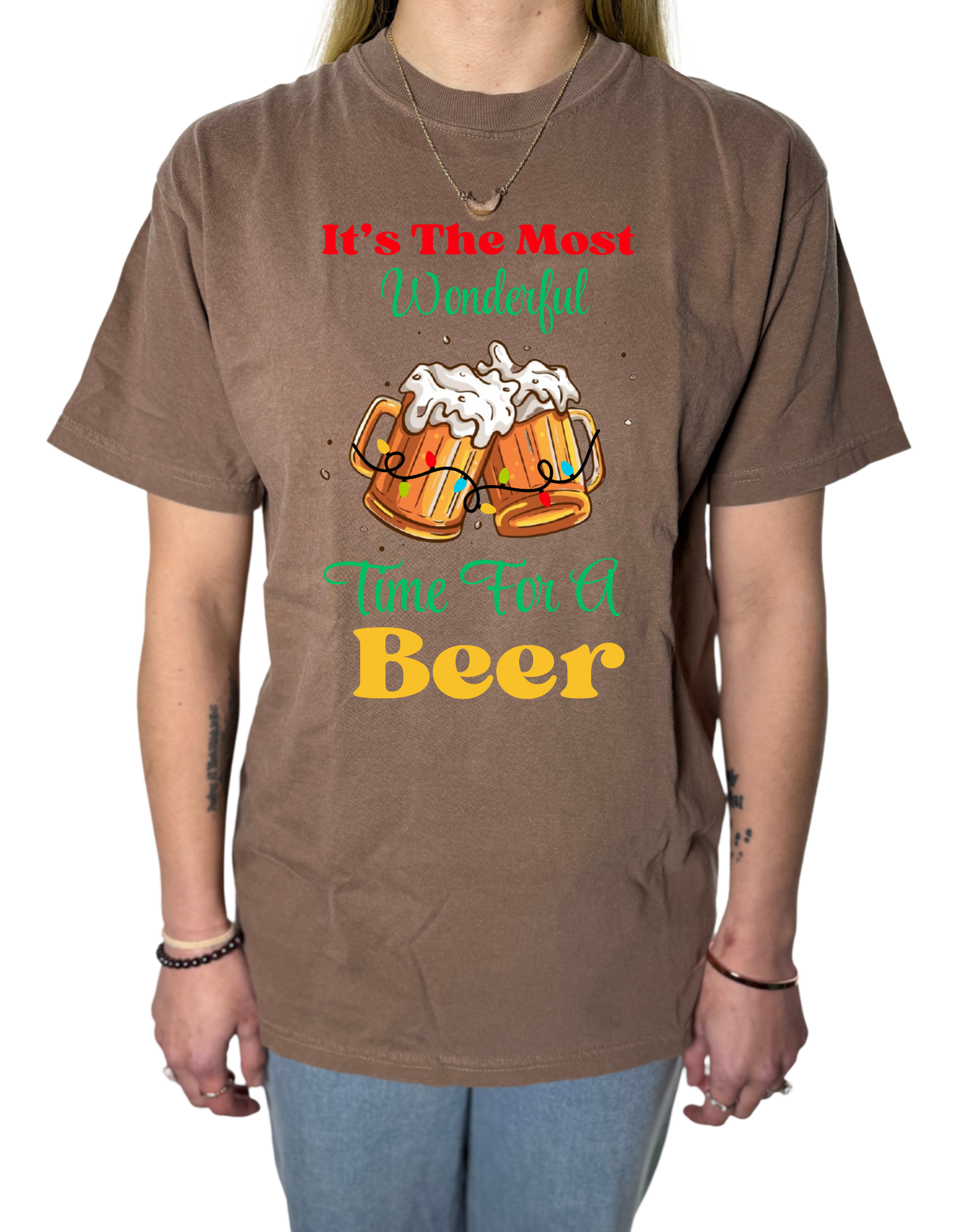 Wonderful Time For A Beer Comfort Colors Tee