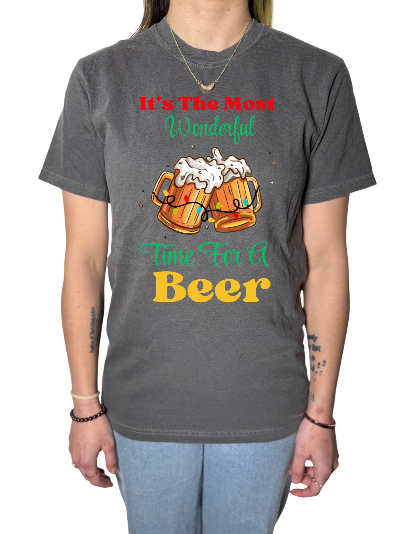 Wonderful Time For A Beer Comfort Colors Tee