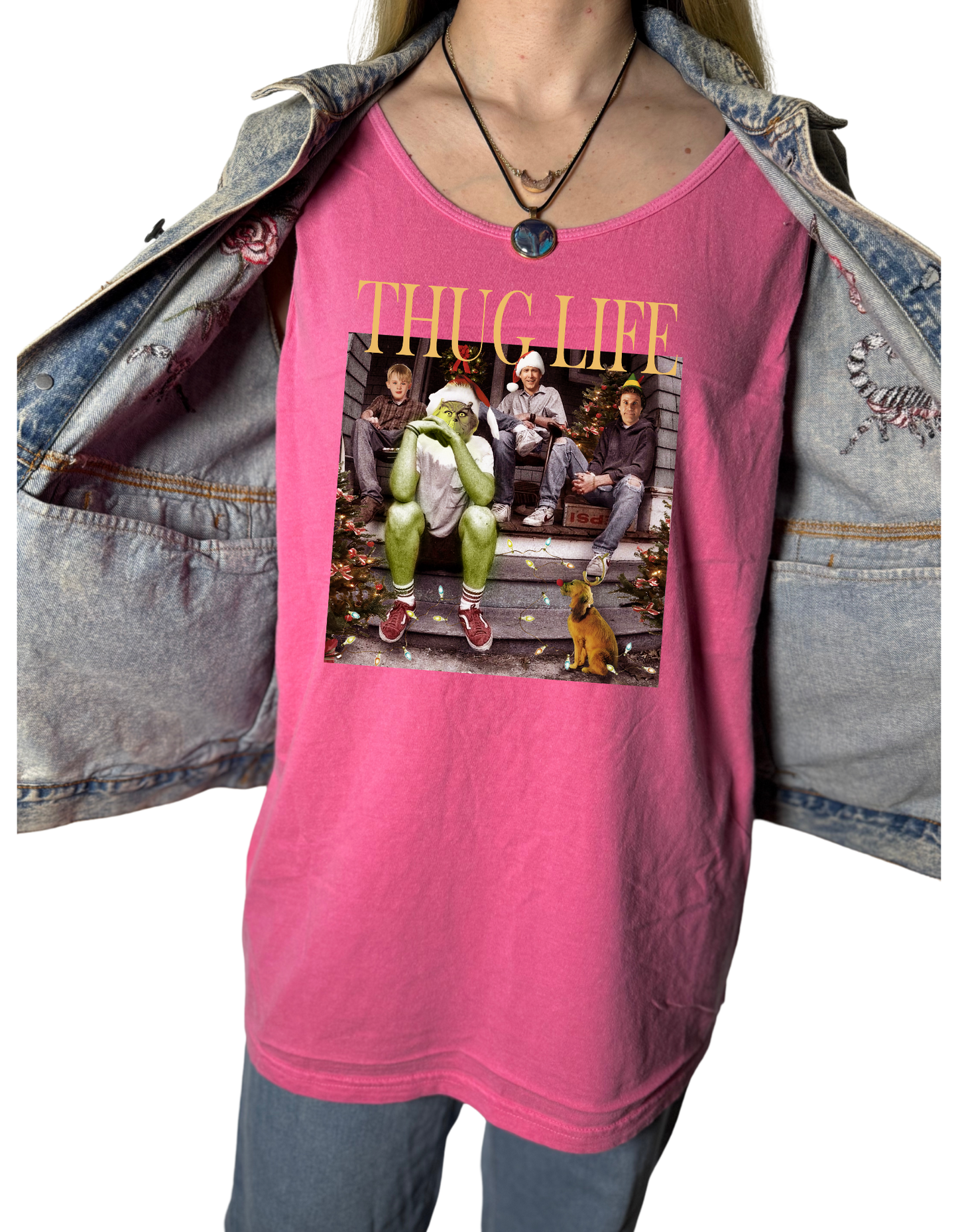 Thug Life Christmas Tank