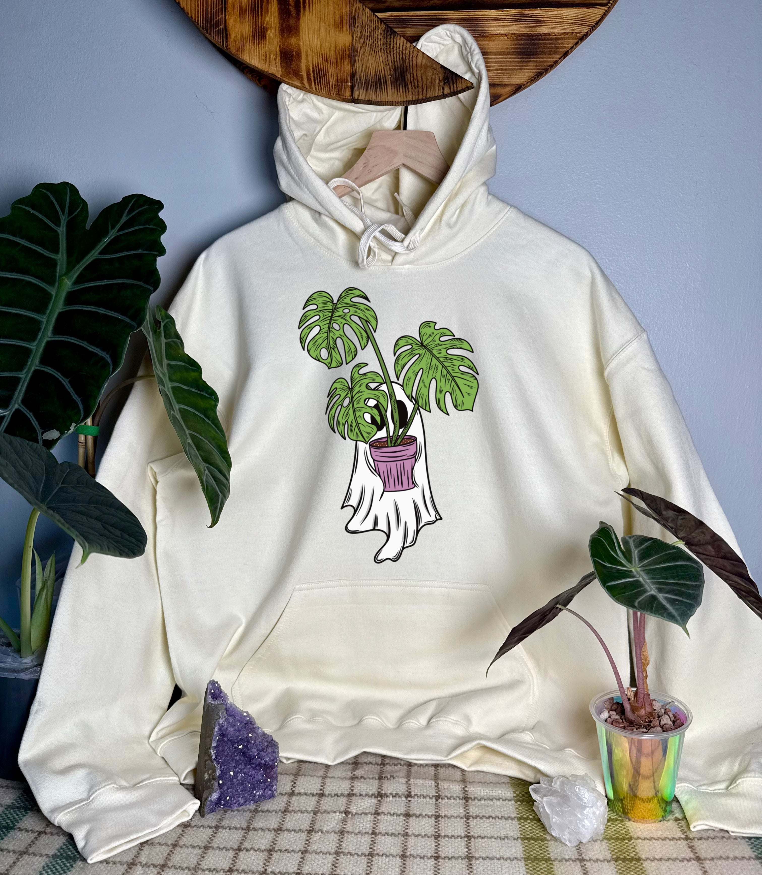 Monstera Ghostie Gildan Tops