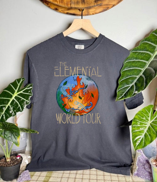 Officially Licensed Brea Lamb: The Elemental World Tour Comfort Colors Band Tee