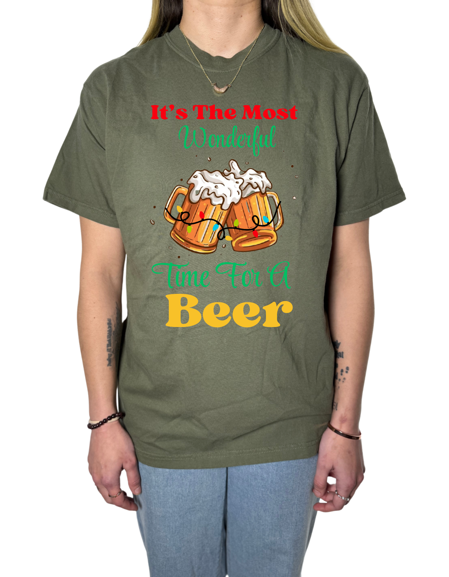 Wonderful Time For A Beer Comfort Colors Tee
