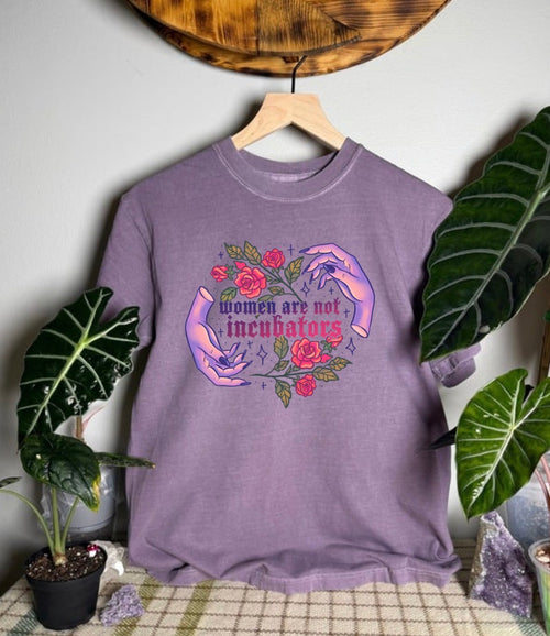 Women Are Not Incubators Comfort Colors Tee