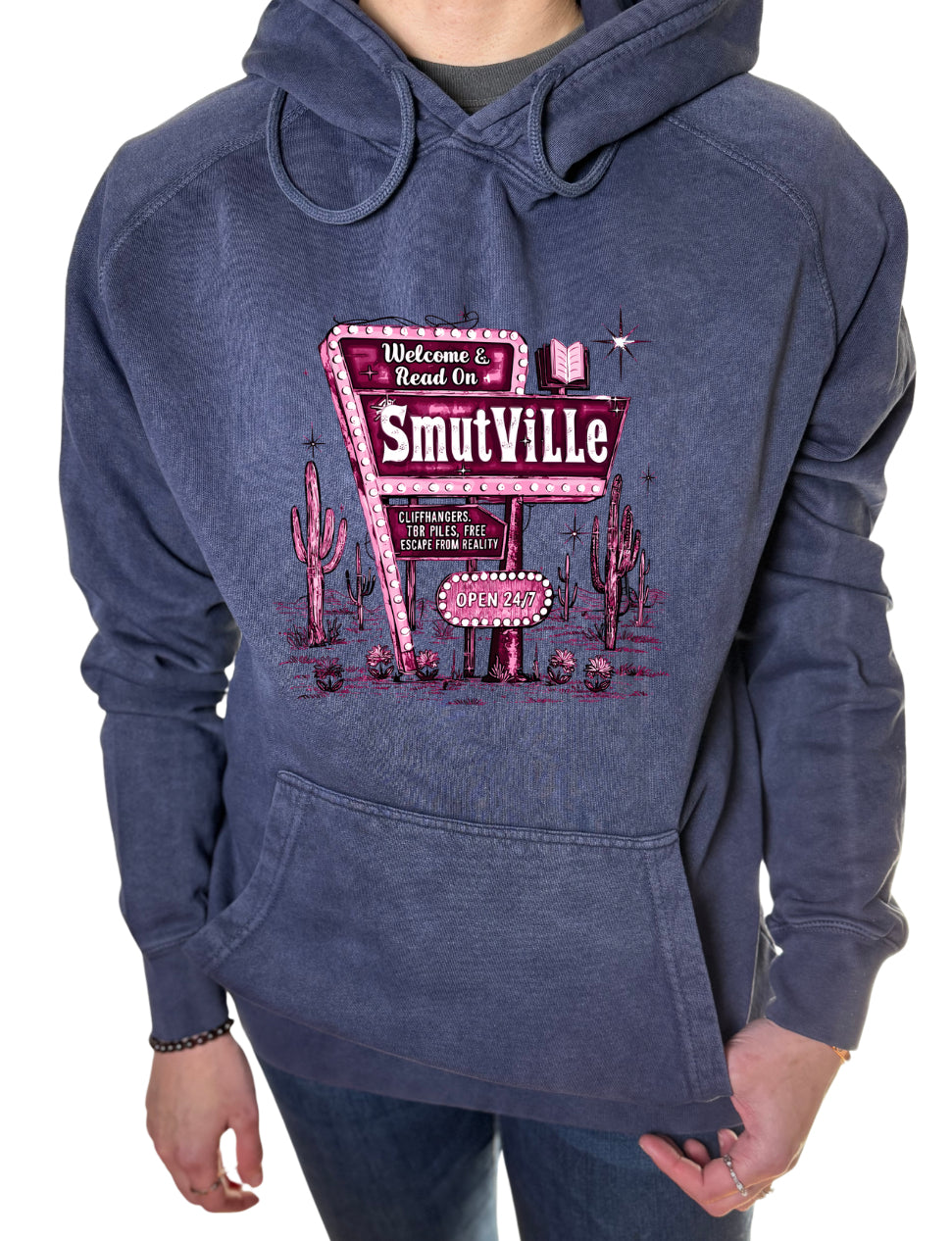 SmutVille Vintage Wash Hoodie
