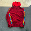 M&M Hoodie W/ Rainbow Sleeves Size M/L