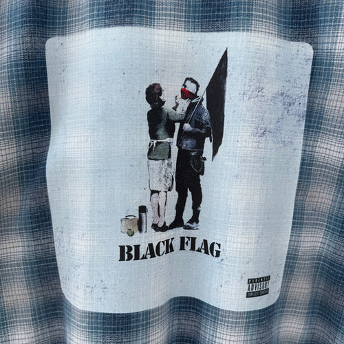 MGK Black Flag Upthrift Flannel Size 2XL