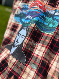 Noah Kahan Upthrift Flannel Size S