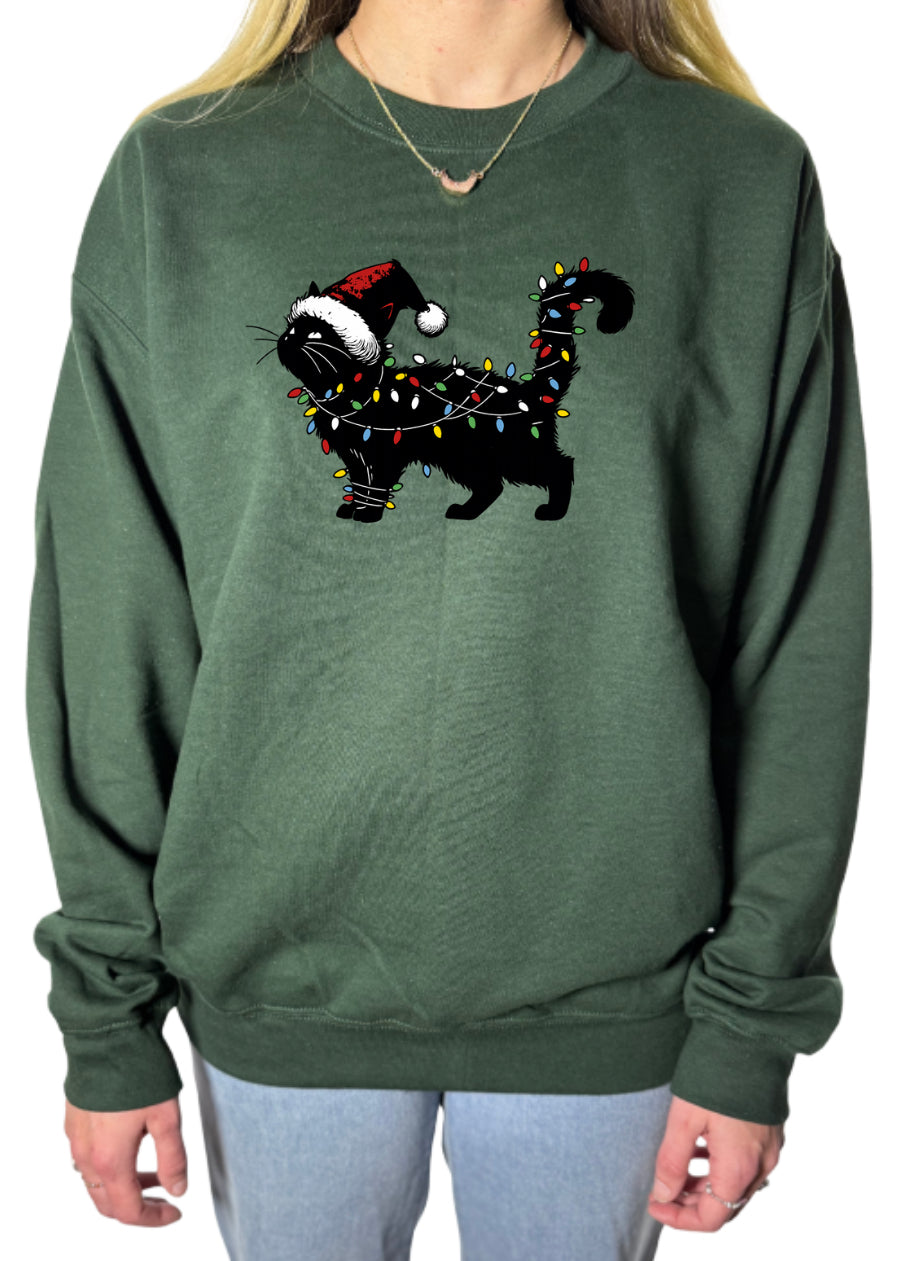 Holiday Cat Gildan Tops