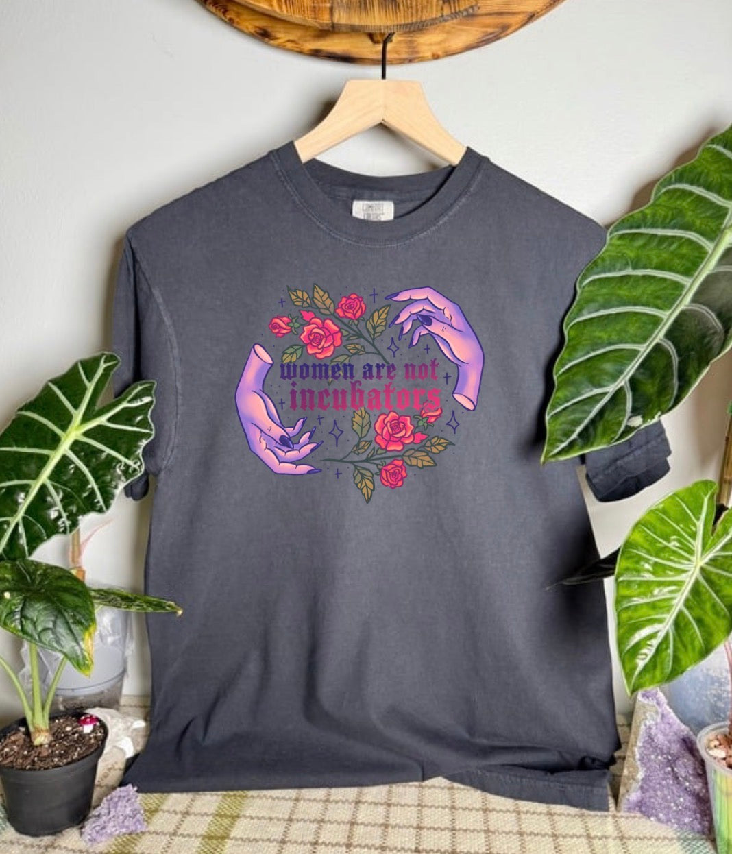 Women Are Not Incubators Comfort Colors Tee