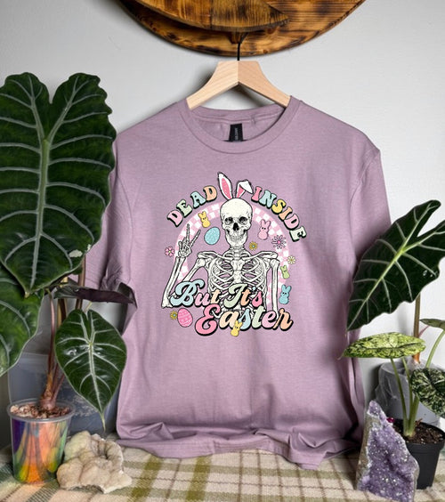 Dead Inside But It’s Easter Gildan Tops