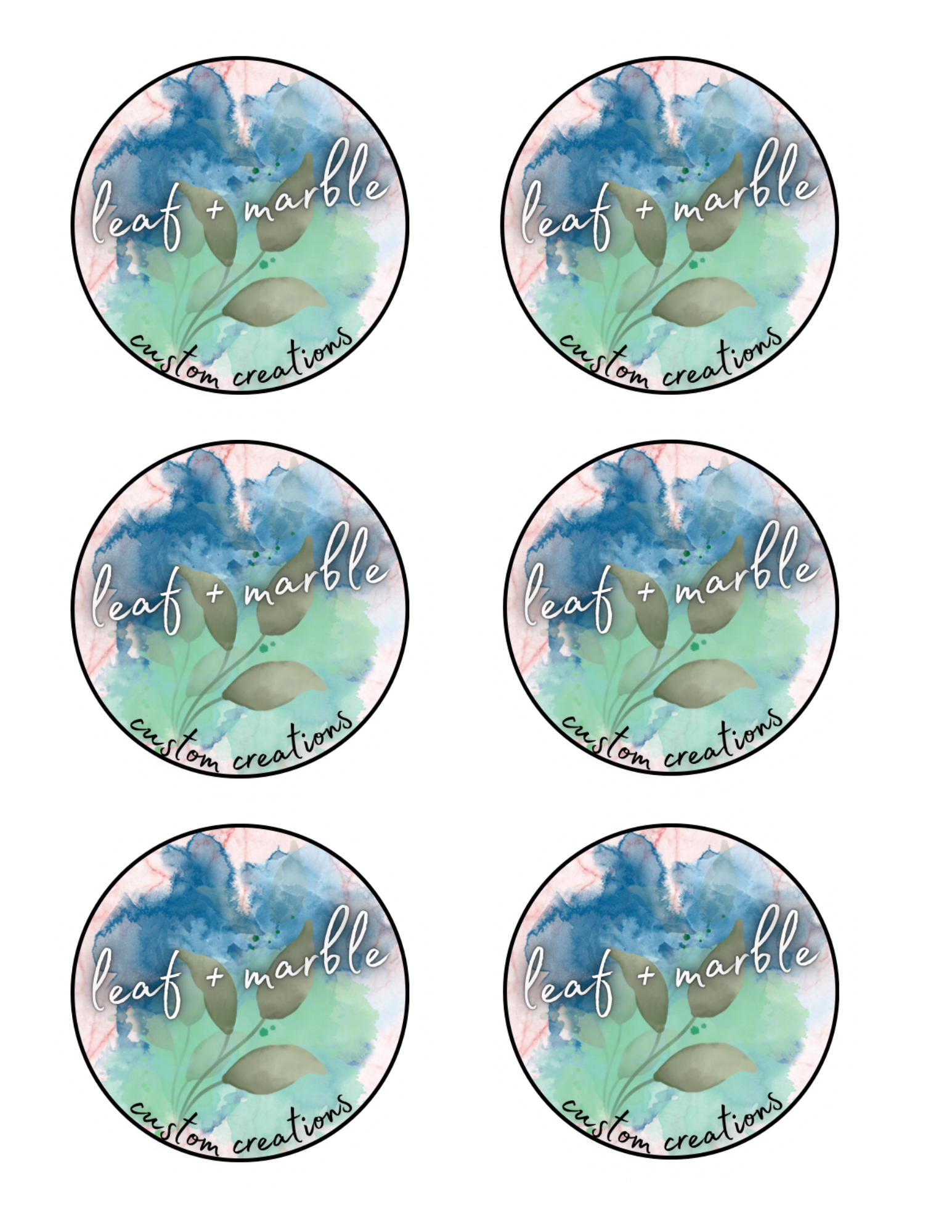 Custom sub order for leaf + marble