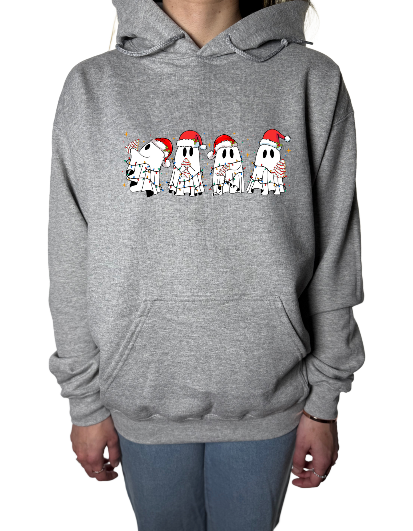 Christmas Cakes & Ghosties Gildan Tops