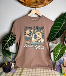 Born To Read Comfort Colors Tee